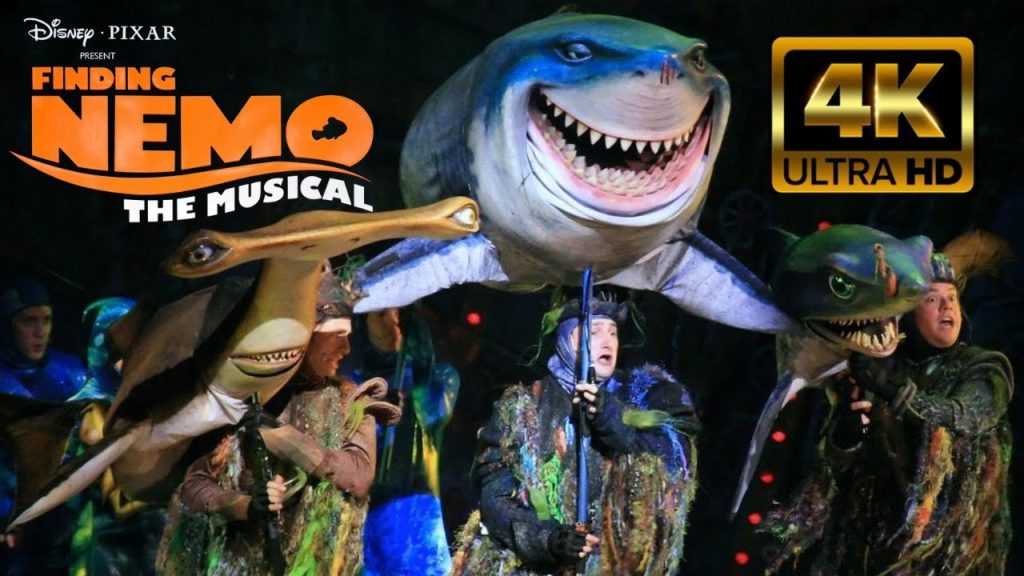 Finding Nemo: The Big Blue and Beyond! LIVE on Stage || 4K 60fps4 HD || Walt Disney World