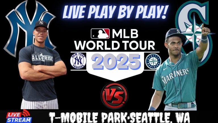 New York Yankees vs Seattle Mariners  🔴⚾ LIVE Baseball Watch of Play by Play