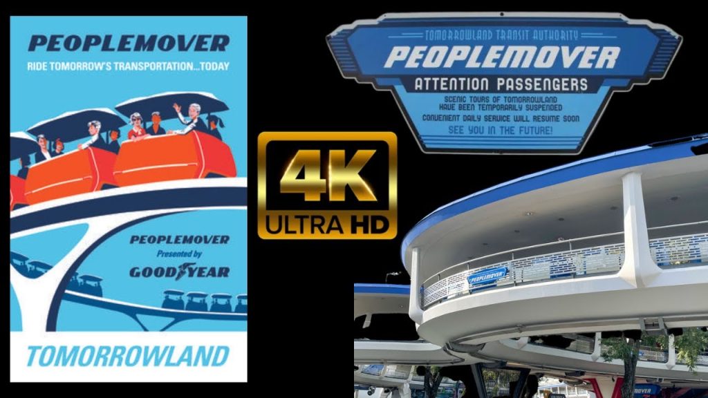 Magic Kingdom PeopleMover TTA || 4K 60fps New Audio POV Full Ride Attraction