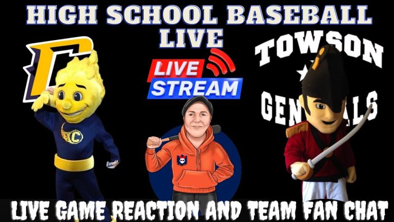 High School Baseball – Catonsville Comets vs. Towson Generals || Maryland High School Baseball