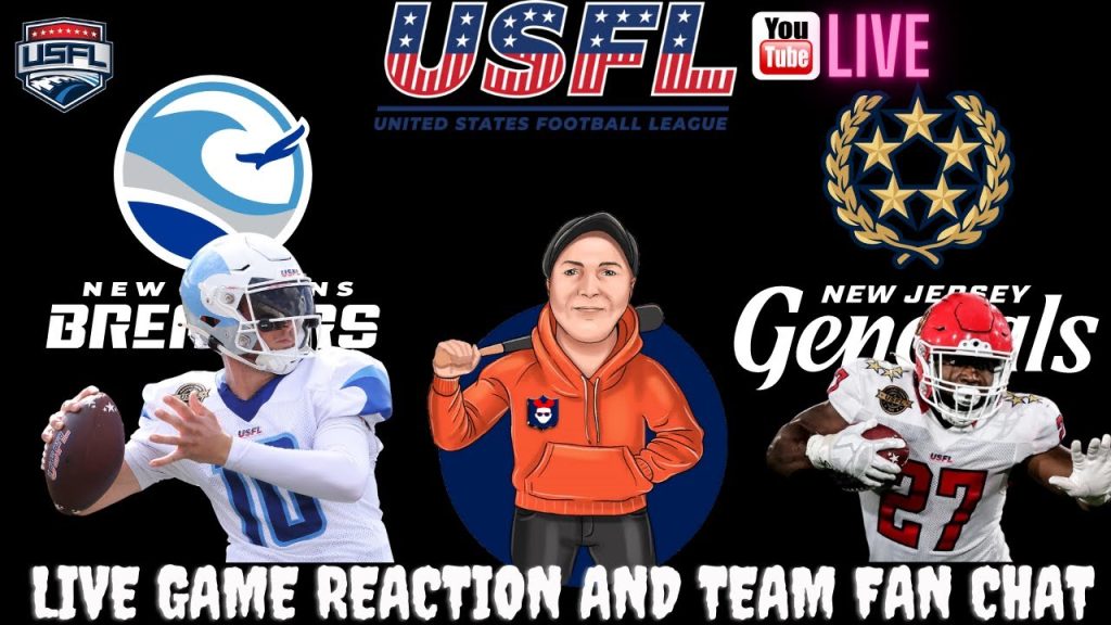 New Jersey Generals vs New Orleans Breakers 🔴 USFL Live Game || Live Football