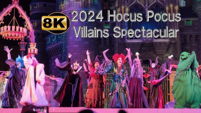 Disney Halloween Party Hocus Pocus 2024 8K