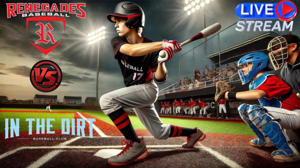 Baseball Live ⚾ 17U Travel In The Dirt Baseball Club Showcase vs WHC Renegades Black