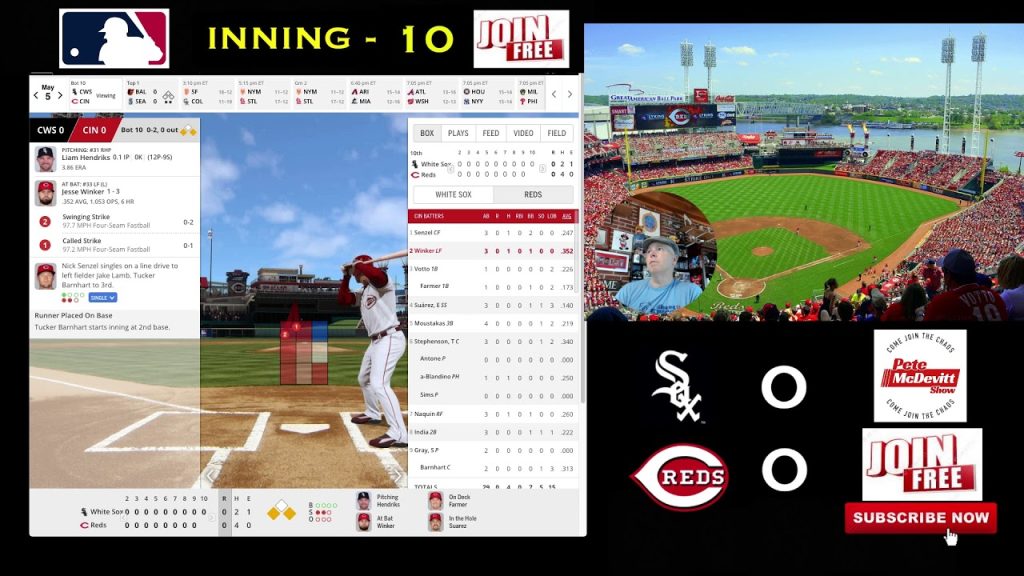 🔴MLB LIVE (CHICAGO WHITE SOX vs. CINCINNATI REDS) – LIVE BASEBALL – LIVE WATCH