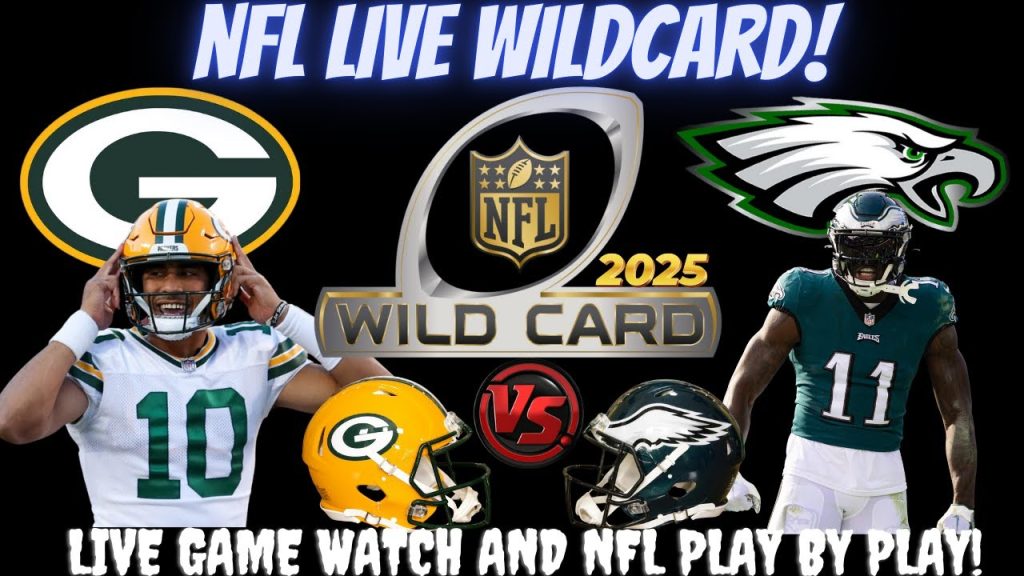 Green Bay Packers vs Philadelphia Eagles LIVE 🔴 NFC Wildcard 🔴NFL PLAY-BY-PLAY Football Watch