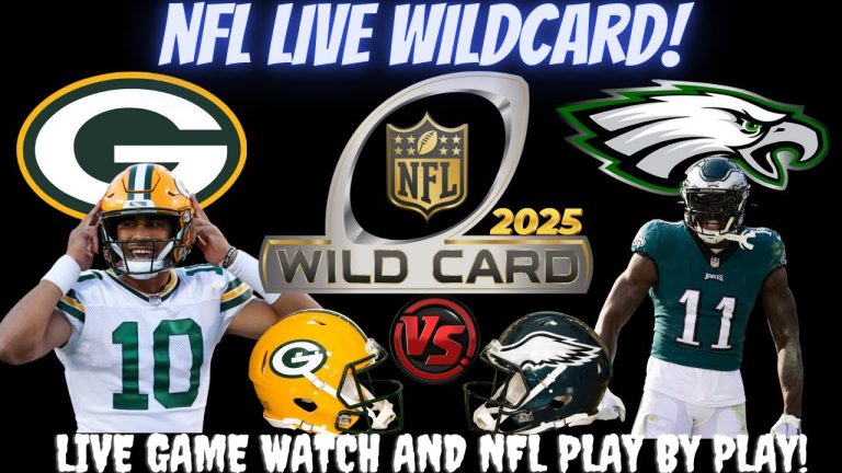 Green Bay Packers vs Philadelphia Eagles LIVE 🔴 NFC Wildcard 🔴NFL PLAY-BY-PLAY Football Watch