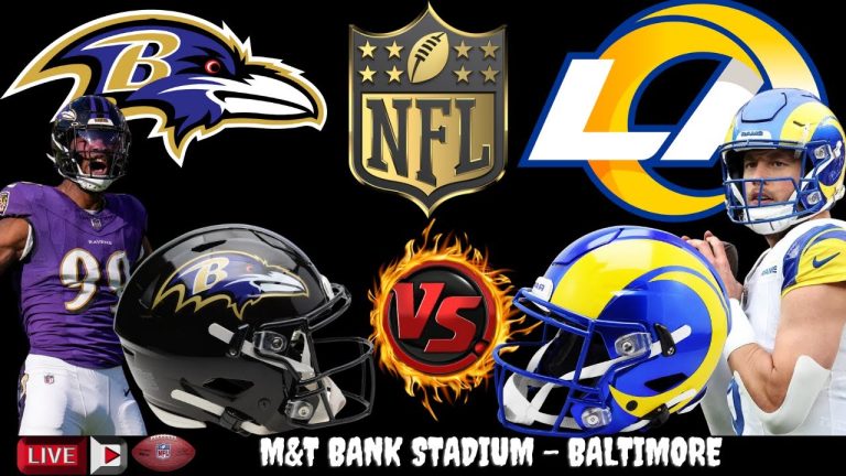 Ravens Battle Rams: NFL Sunday Showdown LIVE