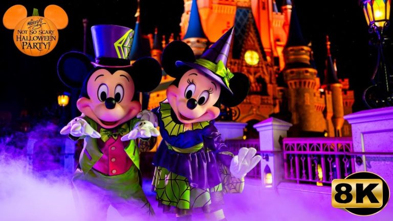 Mickey’s Not-So-Scary Halloween Party 2025 Boo to You Parade 8k
