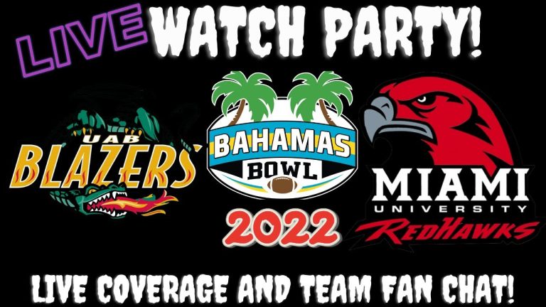 Miami Ohio Redhawks vs UAB Dragons 🏈  LIVE 2022 Bahamas Bowl