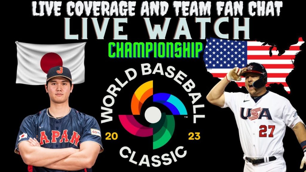 USA vs Japan LIVE WBC CHAMPIONSHIP ⚾ 2023 WORLD BASEBALL CLASSIC
