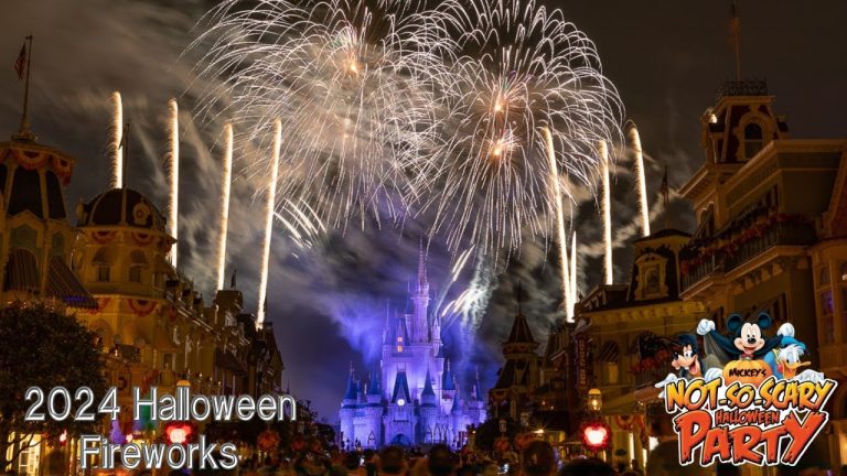 Disney Not So Spooky Spectacular Fireworks 8KHD 2024