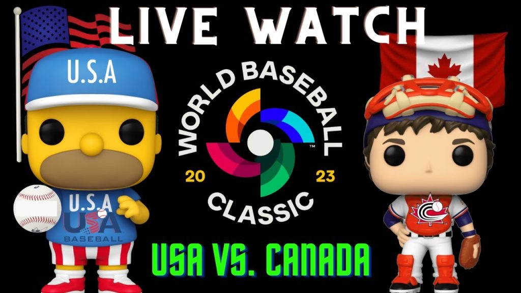 USA vs Canada LIVE Pool Play ⚾ 2023 WORLD BASEBALL CLASSIC ⚾ Live Play Reaction & Fan Chat