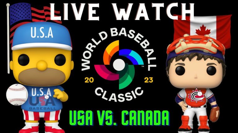 USA vs Canada LIVE Pool Play ⚾ 2023 WORLD BASEBALL CLASSIC ⚾ Live Play Reaction & Fan Chat