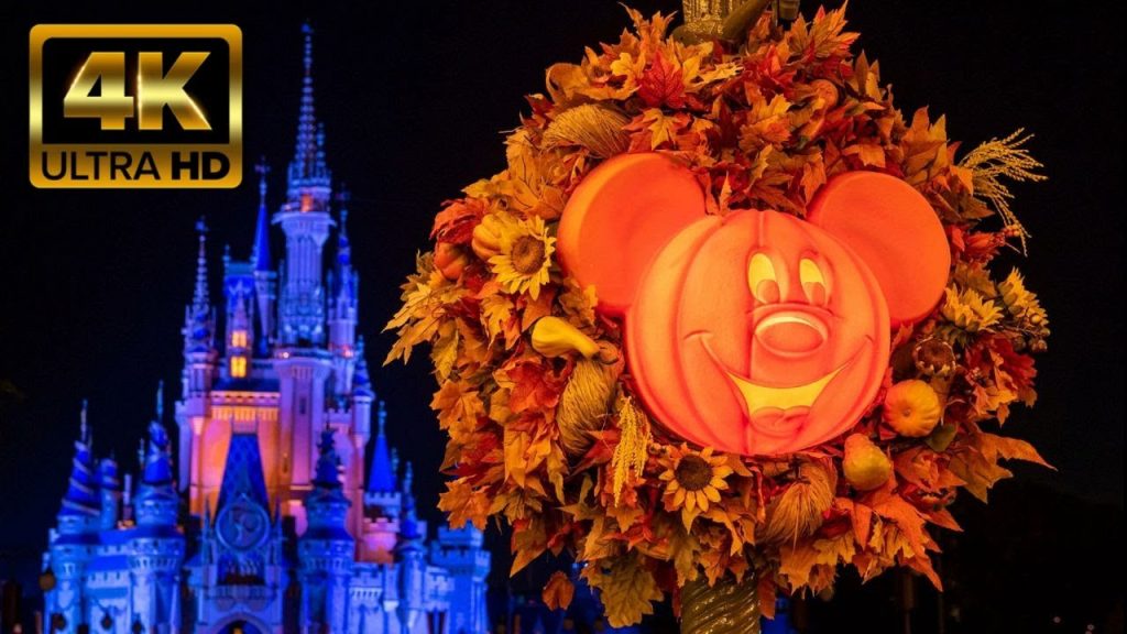 Magic Kingdom Halloween Decoration Stroll 2022 – 4K 60fps POV