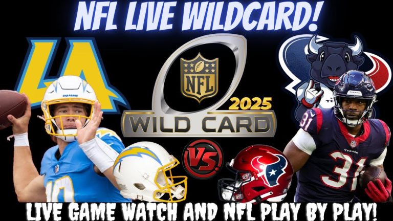Houston Texans vs Los Angeles Chargers 🔴 AFC Wildcard 🔴LIVE NFL Football HOUvsLAC | LACVSHOU