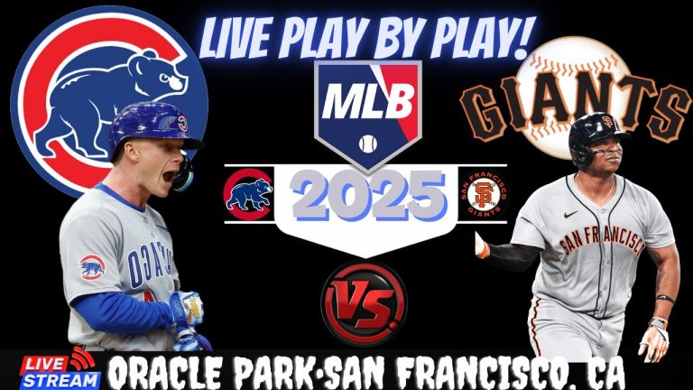 San Francisco Giants vs Chicago Cubs ⚾🔥 Live MLB Play-by-play Watch!