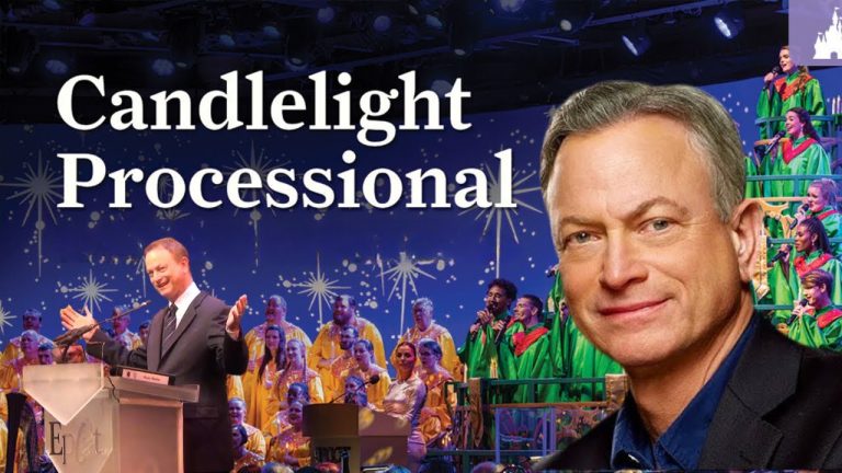 EPCOT 2024 International Festival of the Holidays – Gary Sinise Candlelight Processional 8K HD