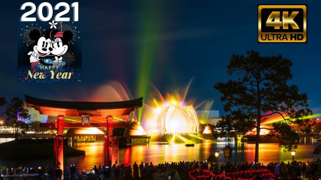 Disney’s Cheers to the New Year: A Sparkling Celebration Fireworks 2021 | 4K HD Show | EPCOT