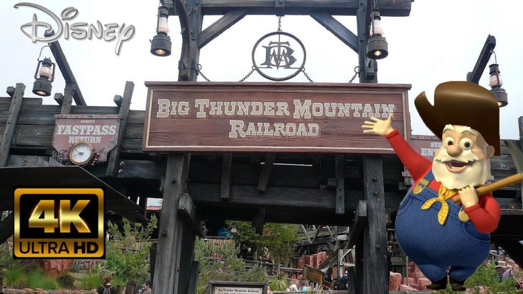 Big Thunder Mountain Railroad Ride  Full Ride Attraction 4K POV – Magic Kingdom: Walt Disney World