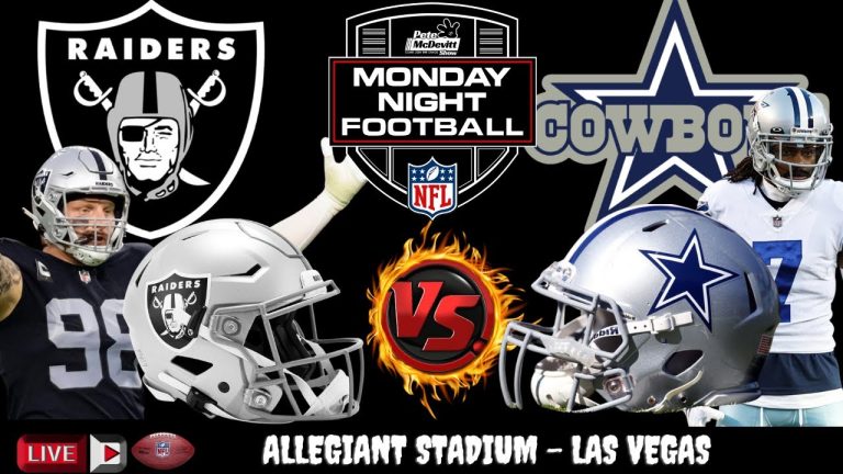 Cowboys vs Raiders Live: Monday Football Showdown