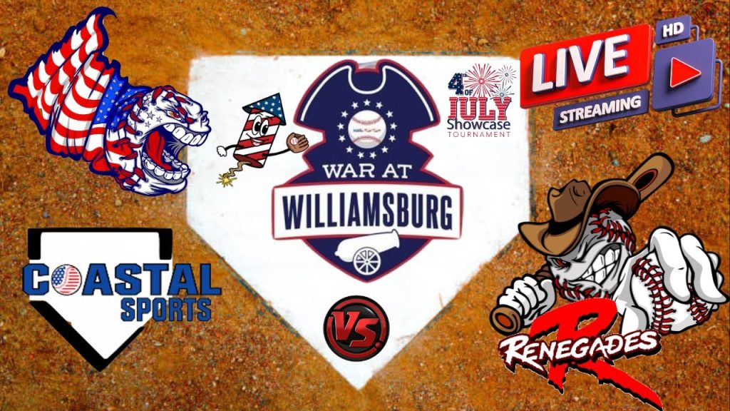 Coastal Sports vs WHC Renegades Black Baseball Live ⚾ 16U War at Williamsburg Tournament