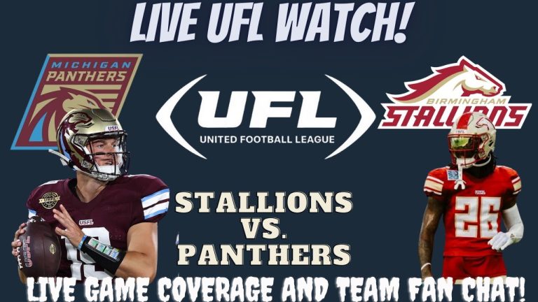 Birmingham Stallions vs Michigan Panthers 🔴🏈 LIVE UFL Fan Stream