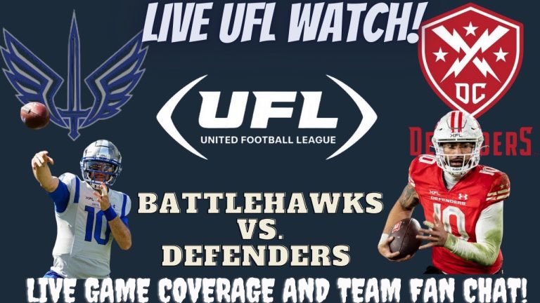 D.C. Defenders vs Saint Louis Battlehawks 🔴🏈 LIVE UFL Fan Stream