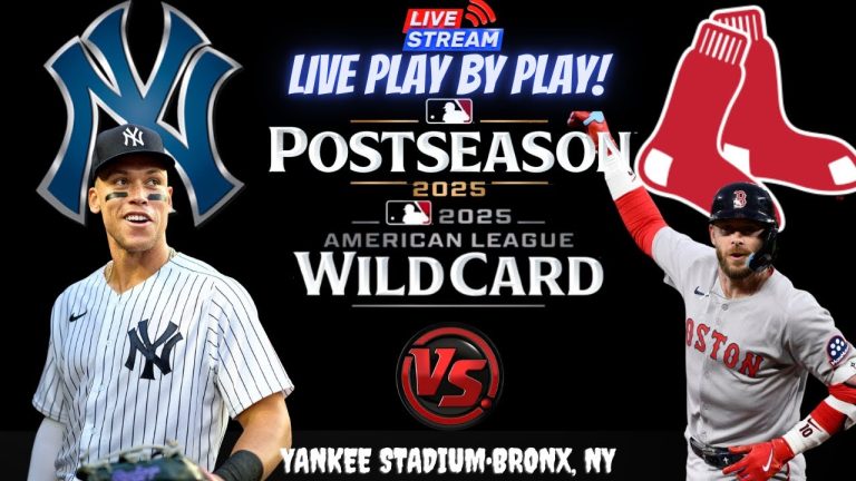Boston Red Sox vs New York Yankees ⚾🔥 Live AL Wildcard GAME 3 Play-by-play Watch!