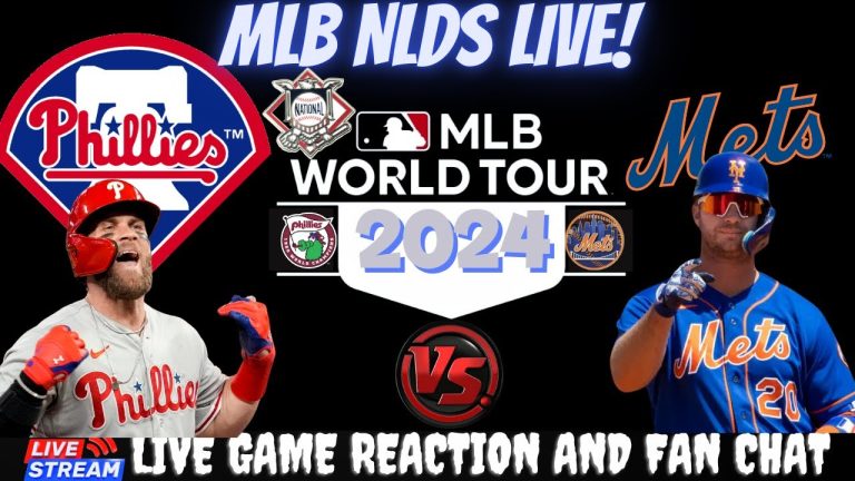 Phillies vs Mets ~ MLB ~ LIVE WATCH 🔴⚾ PHILvsNYM Reaction & Chat Engagement