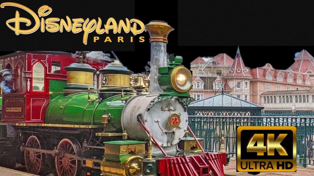Disneyland Paris Railroad Loop | 4K FULL POV Ride | Main Street U.S.A. Disneyland Paris