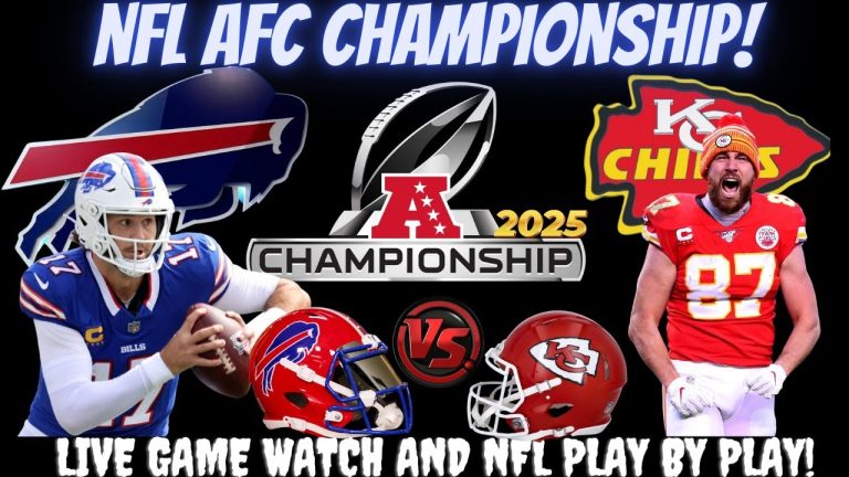 Kansas City Chiefs vs Buffalo Bills 🔴🏈 Live ​AFC CHAMPIONSHIP GAME Stream ​Play by Play