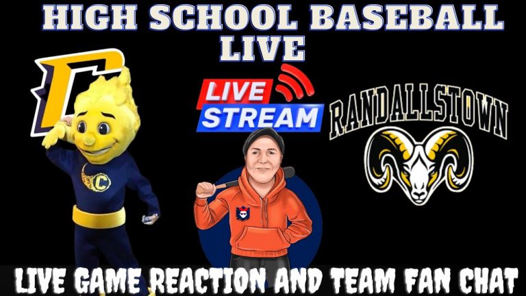 High School Baseball LIVE – Catonsville Comets vs Randallstown Rams