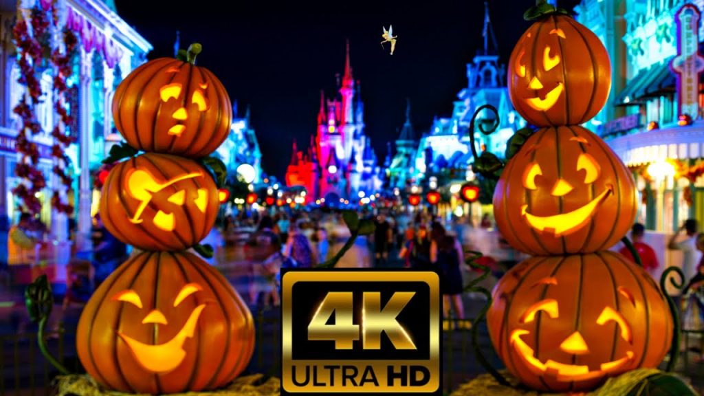 Disney Halloween: 4K ULTRA HD Main Street Stroll Magic Kingdom: Walt Disney World’s 50th Anniversary