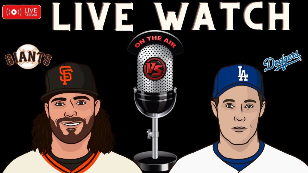 Giants VS Dodgers ⚾LIVE MLB⚾ Play By Play ⚾Chat Interaction