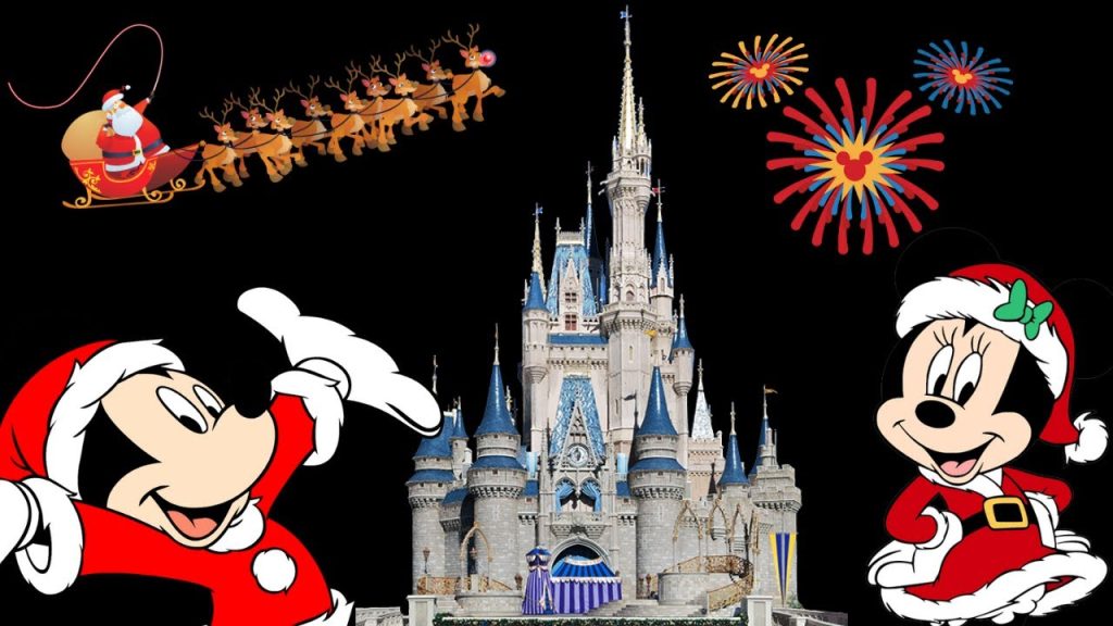 Magic Kingdom Main Street Christmas Stroll | 4K HD Walk |  Magic Kingdom | Walt Disney World