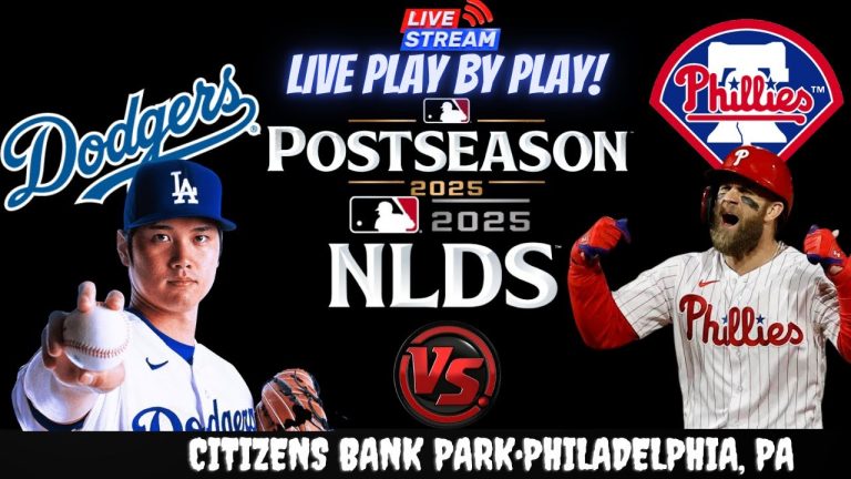 Philadelphia Phillies vs Los Angeles Dodgers ⚾🔥 Live NLDS Playoff GAME 2 Play-by-play Watch!