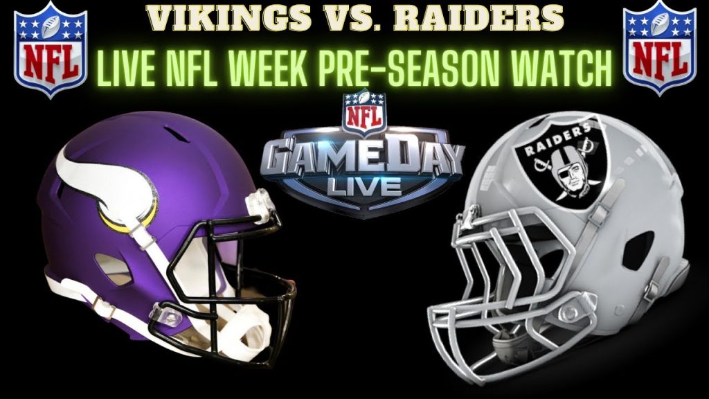 NFL LIVE  🏈 Las Vegas Raiders vs Minnesota Vikings  🏈  Play by Play Watch