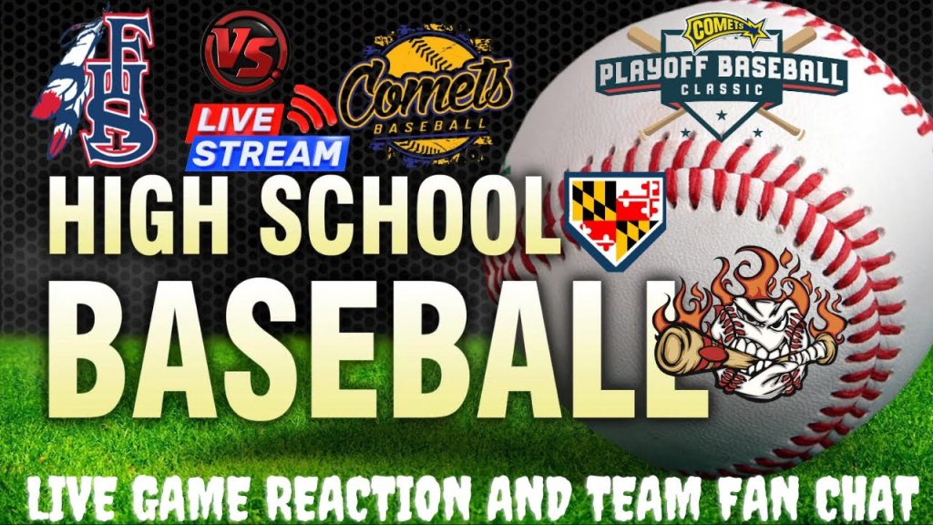 High School Varsity PLAYOFF Baseball Live ⚾ Catonsville Comets vs Franklin Indians