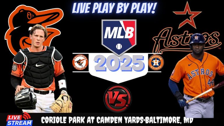Baltimore Orioles vs Houston Astros  ⚾🔥 Live MLB Play-by-play Watch!
