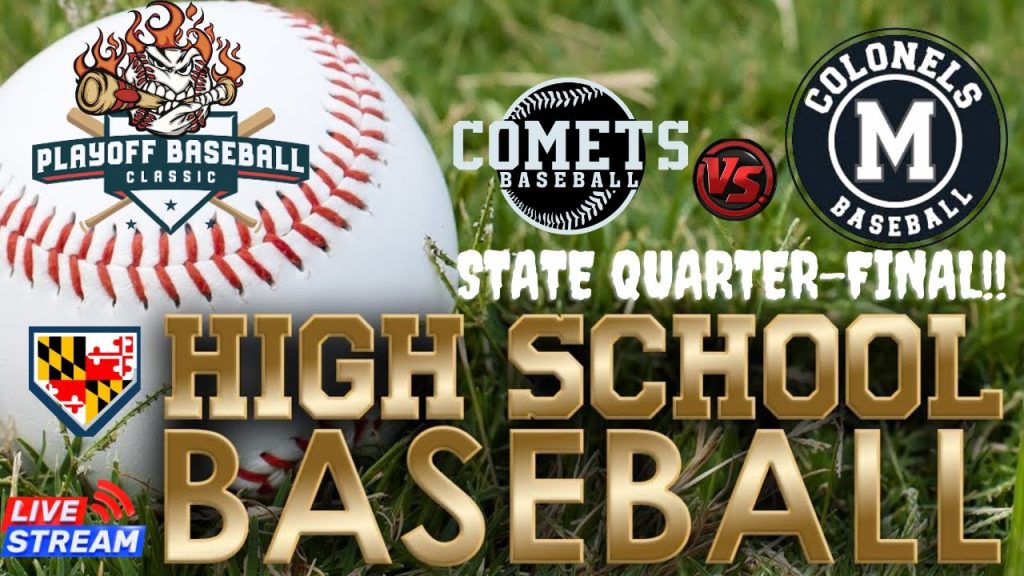 Catonsville Comets vs Colonel Zadok Magruder Colonels ⚾ High School Varsity State Quarter-Finals