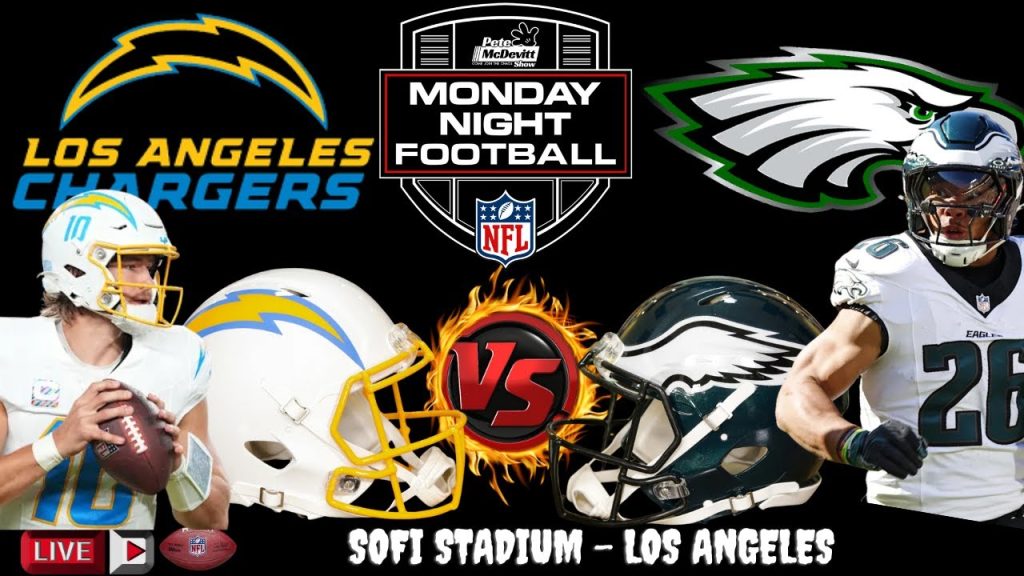 🔴LIVE NFL Football  Eagles vs Chargers Live: NFL Monday Showdown