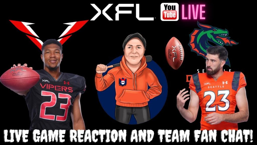 XFL Football Live Seattle Sea Dragons vs. Vegas Vipers