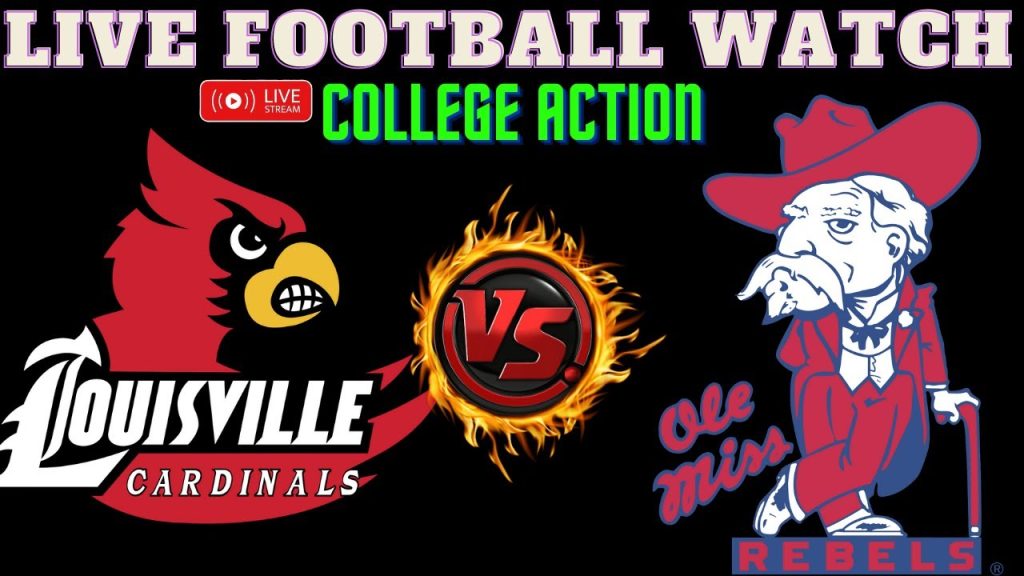 Louisville vs Mississippi  🔴LIVE Watch 🏈CFB LOUvsMISS  🏈Play By Play Reaction MissVSLOU