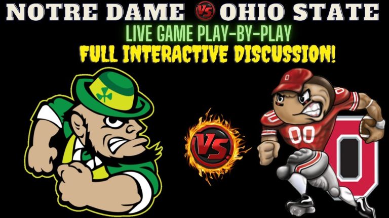 Ohio State Buckeyes vs Notre Dame Fighting Irish 🔴LIVE Watch CFB 🏈OSUvsND 🏈Play By Play Reaction