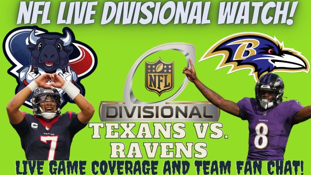 Houston Texans vs Baltimore Ravens 🔴🏈 LIVE NFL DIVISIONAL ~ NFL Fan Stream