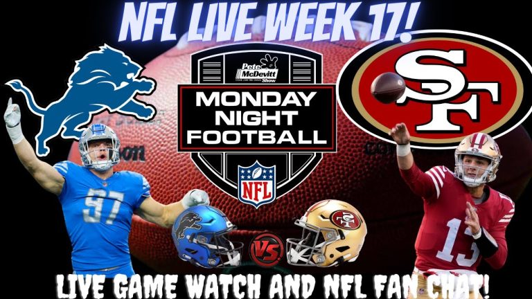 Detroit Lions vs San Francisco 49ers 🔴🏈 LIVE NFL WATCH~ NFL Fan Stream