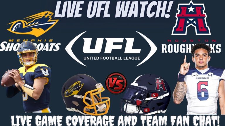 LIVE UFL Stream 🔴🏈  Houston Roughnecks vs Memphis Showboats