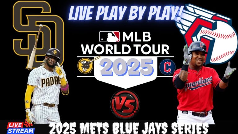 San Diego Padres vs Cleveland Guardians Live Stream Play by Play Watch