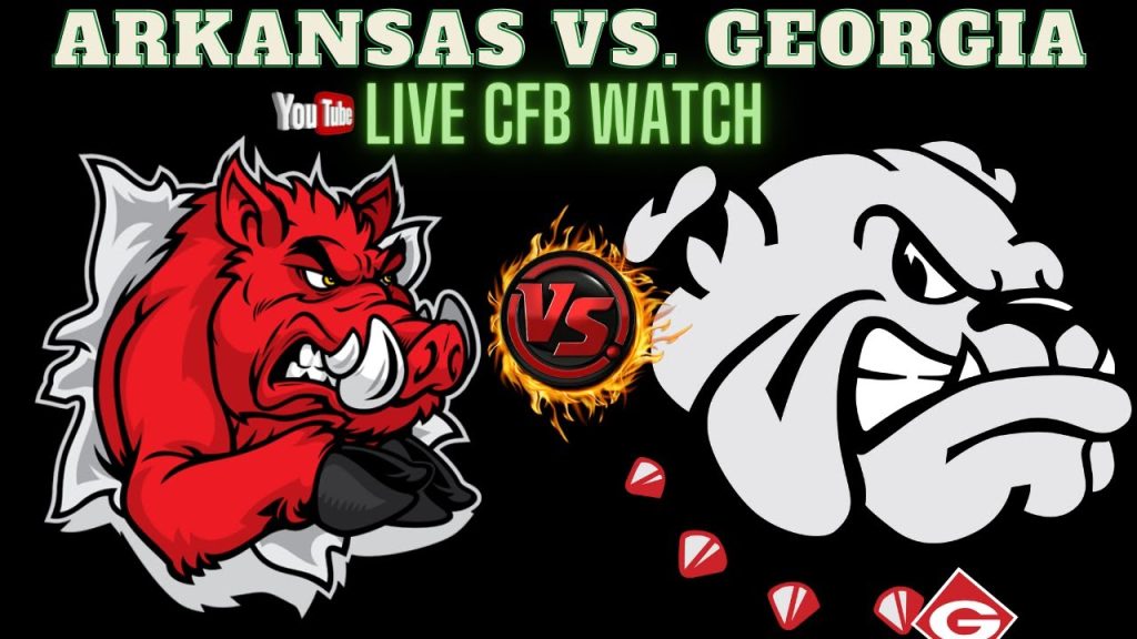 Arkansas Razorbacks vs Georgia Bulldogs 🔴LIVE Watch CFB 🏈UGAvsUA 🏈Play By Play Reaction