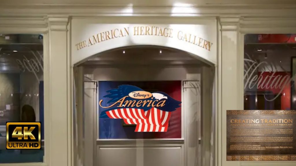 American Heritage Gallery America Pavillion | 4K POV | Epcot World Showcase: Walt Disney World